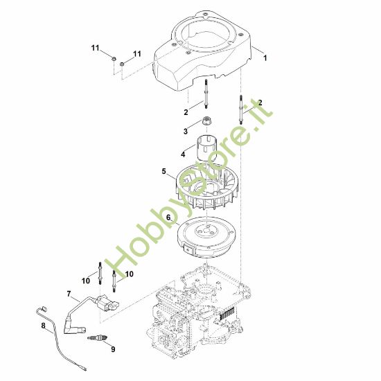 Picture of I - Sistema di accensione e volano EVC 2000.0 (EVC2000-0001)